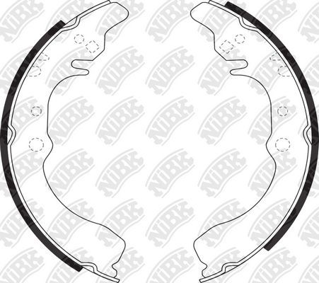 Тормозные колодки NiBK. Артикул FN0035