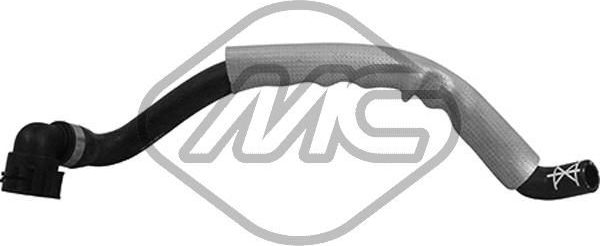 Патрубок радиатора (системы охлаждения) Metalcaucho. Артикул 97709