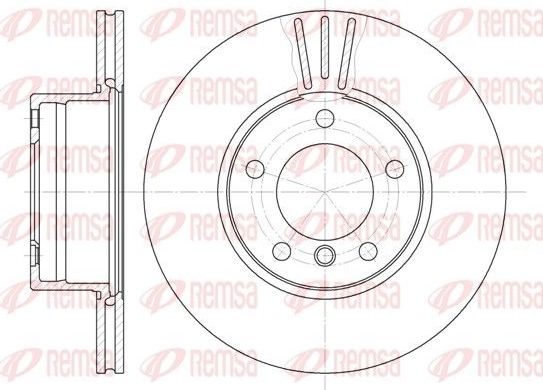 Тормозной диск Remsa. Артикул 6514.10