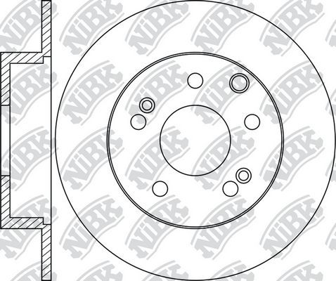 Тормозной диск NiBK. Артикул RN1996