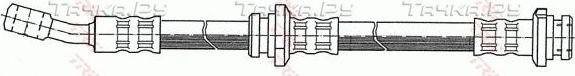 Тормозной шланг TRW передний левый для Nissan Almera N15 1995-2000. Артикул PHD409