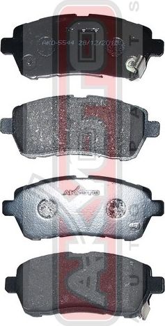 Тормозные колодки Akyoto Packing AKYOTO. Артикул AKD-5544