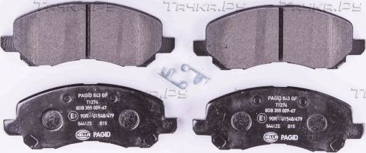 Тормозные колодки Hella передние для Mitsubishi Space Runner II 2000-2003. Артикул 8DB 355 009-671