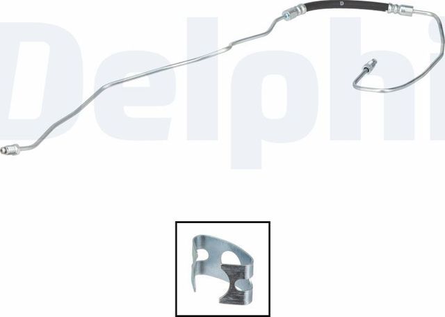 Тормозной шланг Delphi задний левый внешний для Citroen Berlingo II 2008-2019. Артикул LH7603