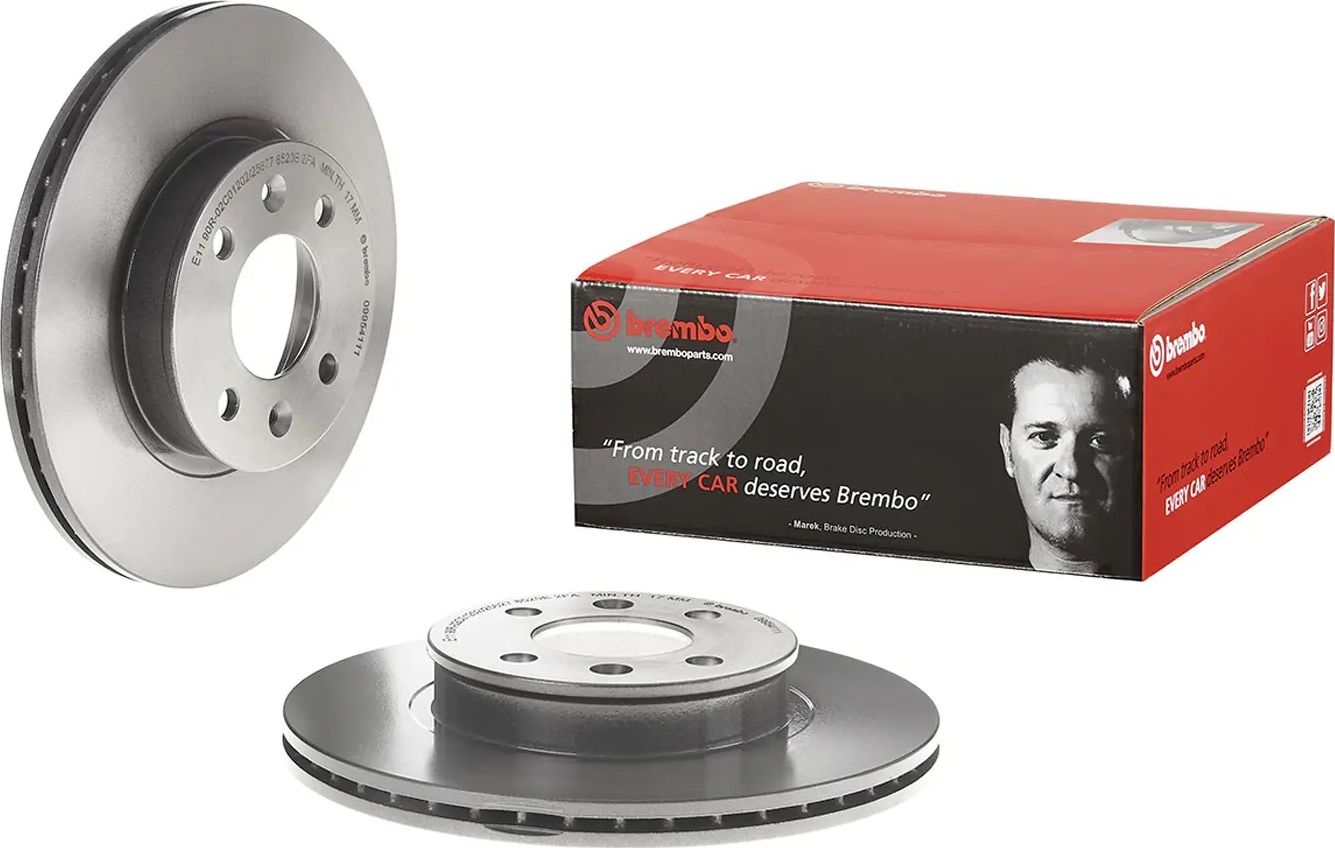 Тормозной диск Brembo PRIME LINE - UV Coated. Артикул 09.9541.11