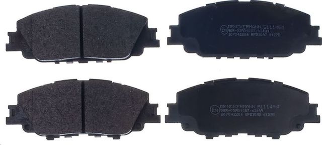Тормозные колодки Denckermann передние для Toyota Prius IV (XW50) 2015-2026. Артикул B111464