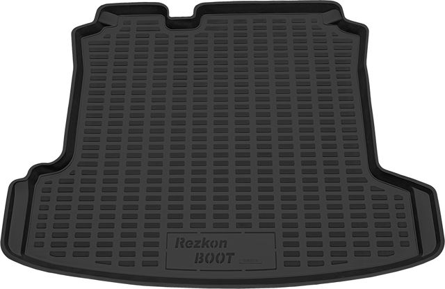 Коврик пластиковый Rezkon для багажника Volkswagen Polo V седан 2009-2026. Артикул 5035020100