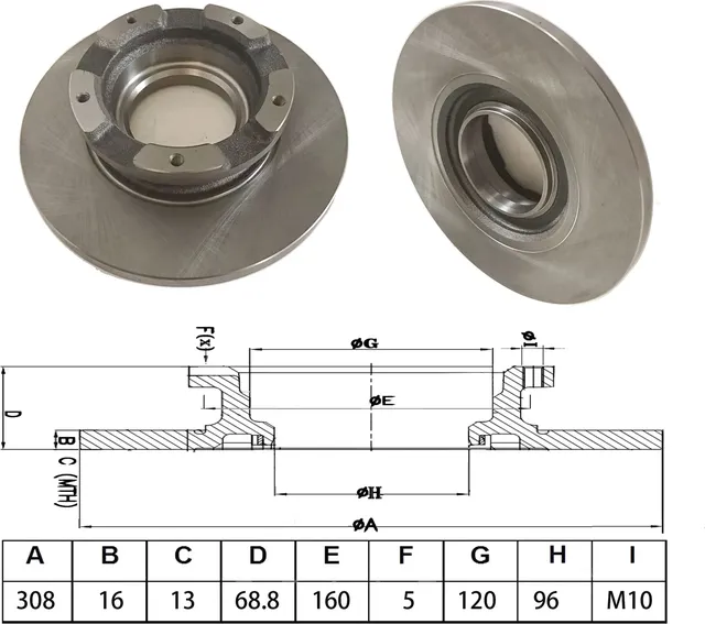 Диск тормозной (Blitz). Артикул BS0678