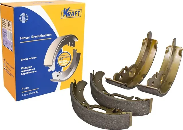 Колодки тормозные ВАЗ 1118 задн.барабан. (Kraft) Kraft. Артикул KT091359