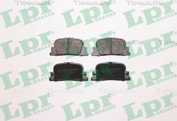 Тормозные колодки LPR задние для Toyota Opa I 2000-2005. Артикул 05P1112