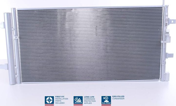 Радиатор кондиционера (конденсатор) Nissens (алюминий). Артикул 940454