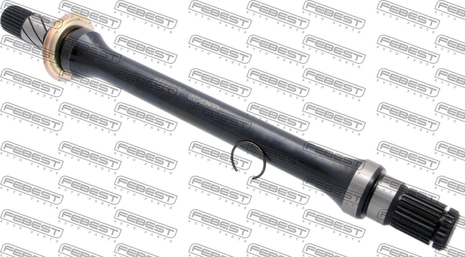 Полуось (привод в сборе, приводной вал) Febest. Артикул 0512-626GD