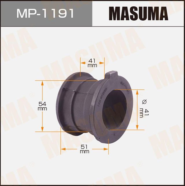 Втулки стабилизатора Masuma передние для Toyota Land Cruiser Prado 150 2009-2026. Артикул MP-1191