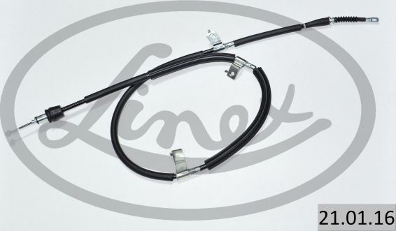 Трос ручника (тросик ручного тормоза) Linex правый для Kia Proceed I 2008-2013. Артикул 21.01.16