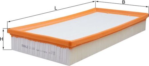 Воздушный фильтр Mahle-Knecht. Артикул LX 684