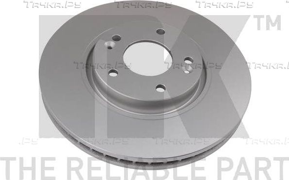 Тормозной диск NK передний для Hyundai Sonata V (NF) 2005-2010. Артикул 313422