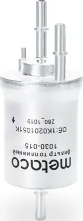 Фильтр топливный VAG A3/GOLF 5/OCTAVIA/SUPERB/JETTA 03- 1.2-3.6 (Metaco). Артикул 1030015