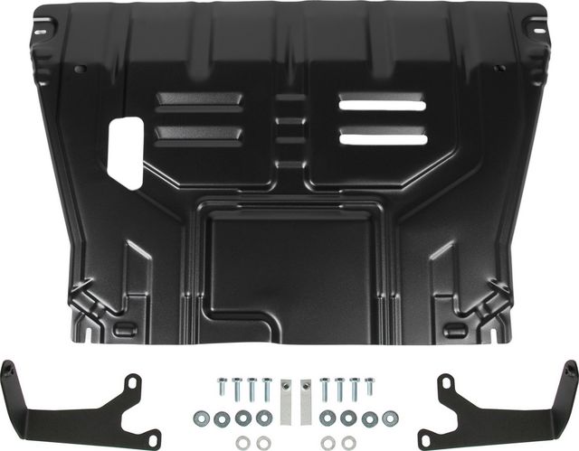 Защита AutoMax для картера и КПП Kia Soul III поколение 2019-2026. Артикул AM.2850.2