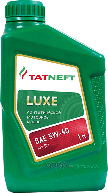 Масло моторное синтетическое Татнефть LUXE SAE 5W-40 канистра 1 л, SN/CF (Tatneft). Артикул 4650229680826