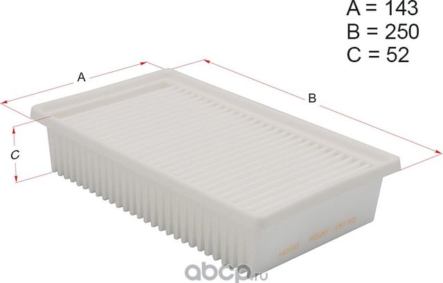 Фильтр воздушный HYUNDAI SOLARIS 17-/KIA RIO 17 (Hosu). Артикул HSAF0010