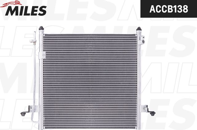 Радиатор кондиционера (конденсатор) Miles (алюминий). Артикул ACCB138