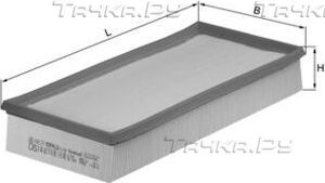 Воздушный фильтр Mahle для Mitsubishi Space Star I 2001-2004. Артикул LX 514
