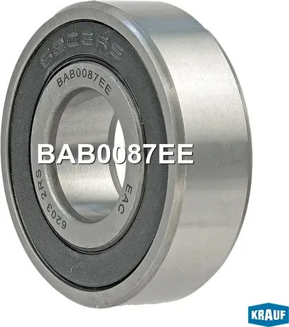 Подшипник генератора MITSUBISHI MAZDA TOYOTA (17x40x12мм) шариковый KRAUF Krauf. Артикул BAB0087EE