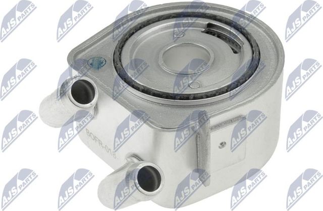 Радиатор масляный (маслоохладитель) для двигателя NTY для Jaguar XF I 2008-2015. Артикул CCL-FR-018