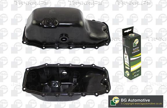 Масляный поддон картера двигателя BGA для Fiat Grande Punto 2005-2012. Артикул SP9506