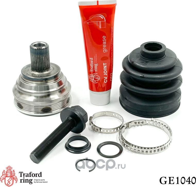 ШРУС НАРУЖНЫЙ, SKODA OCTAVIA A5 04- 1.6I MT (Traford Ring). Артикул GE1040