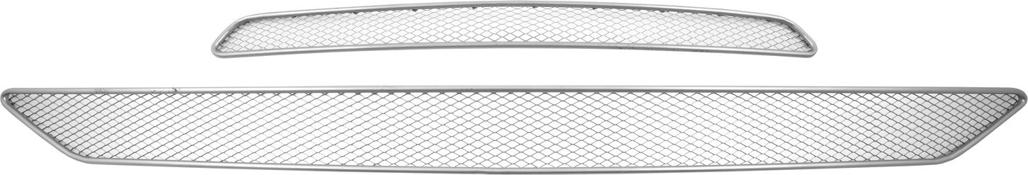 Сетка Arbori на бампер внешняя, хром 15мм для Mitsubishi Eclipse Cross 2018-2020. Артикул 01-381418-152