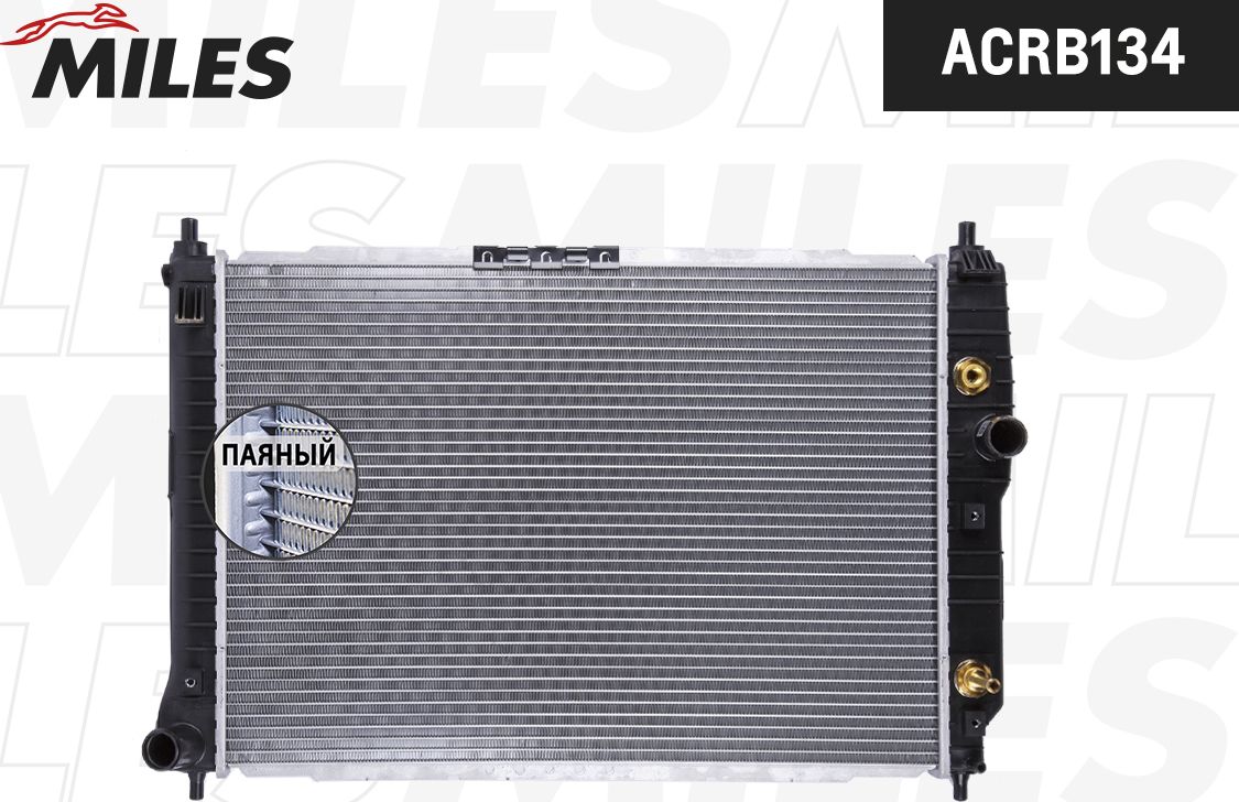 Радиатор охлаждения двигателя Miles для Daewoo Kalos 2003-2007. Артикул ACRB134