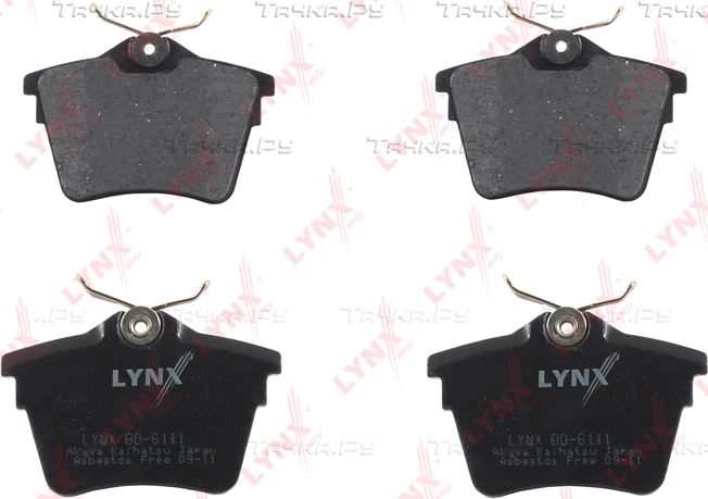 Тормозные колодки LYNXauto. Артикул BD-6111