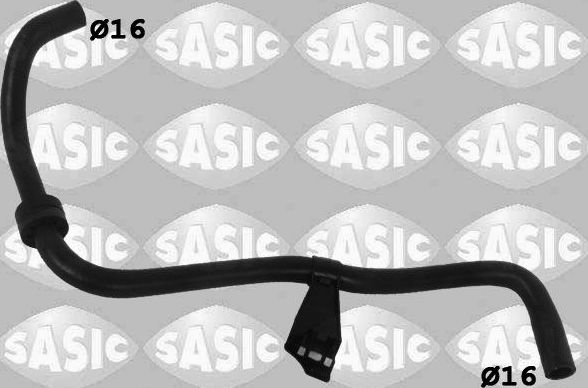 Патрубок радиатора (системы охлаждения) Sasic для Audi A3 II (8P) 2006-2013. Артикул 3406228