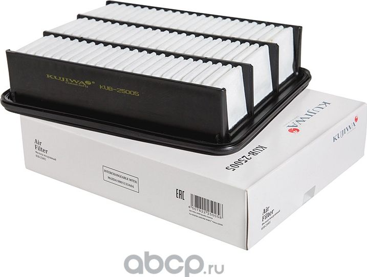 Фильтр воздушный KUB25005 KUJIWA SH01133A0A MAZDA Kujiwa. Артикул KUB25005