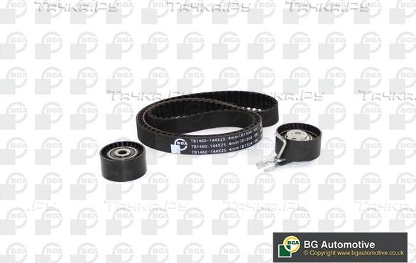 Ремень ГРМ с роликами (комплект) BGA для Peugeot 107 I 2005-2014. Артикул TB1460K