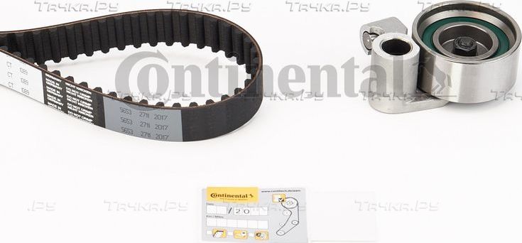 Помпа (водяной насос) с комплектом ремня ГРМ ContiTech. Артикул CT1099WP2