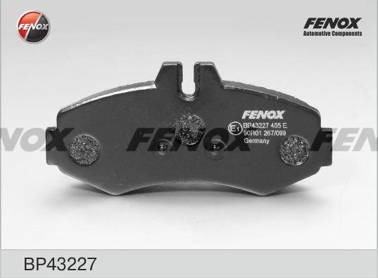 Тормозные колодки Fenox передние для Mercedes-Benz V-Класс I (W638) 1996-2003. Артикул BP43227
