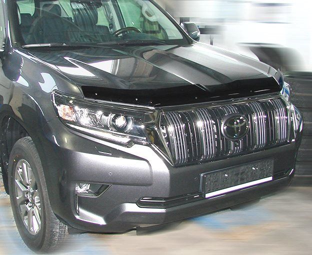Дефлектор SIM для капота Toyota Land Cruiser Prado 150 рестайлинг 2017-2026. Артикул STOLCP1712