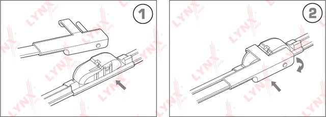 Щетки стеклоочистителя (дворники) LYNXauto. Артикул XF6543S