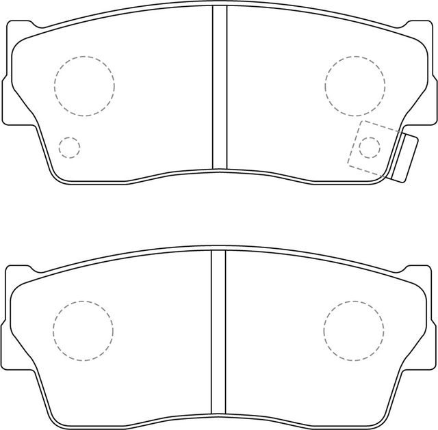 Тормозные колодки NiBK передние для Geo Tracker 1988-1998. Артикул PN9298