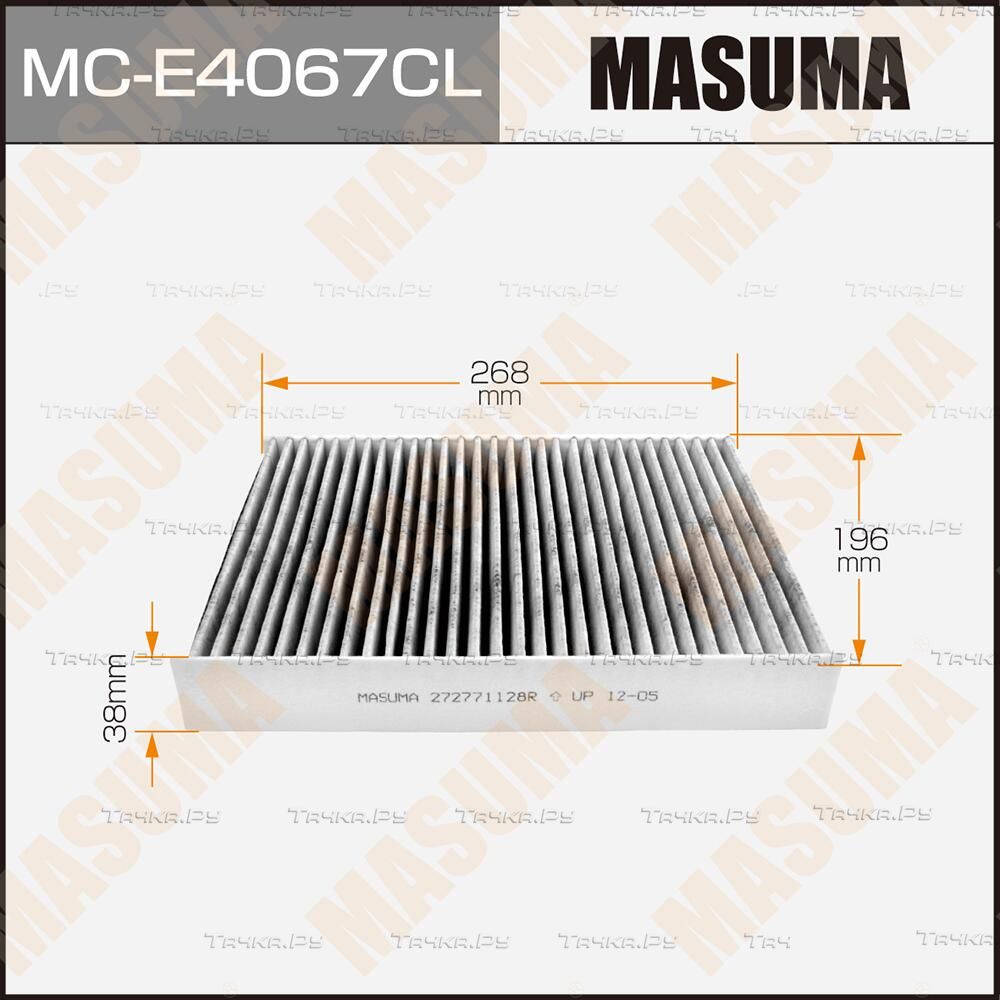 Салонный фильтр Masuma для Renault Scenic III 2009-2016. Артикул MC-E4067CL