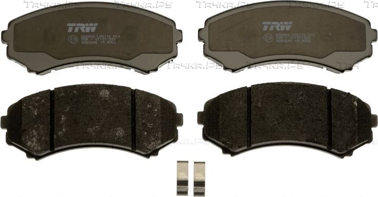 Тормозные колодки TRW COTEC передние для Mitsubishi Grandis 2004-2011. Артикул GDB3246