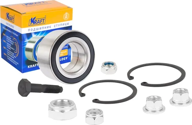 Подшипник ступицы передний (компл.) (Kraft). Артикул KT204612