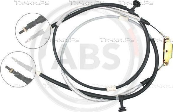 Трос ручника (тросик ручного тормоза) ABS. Артикул K17205