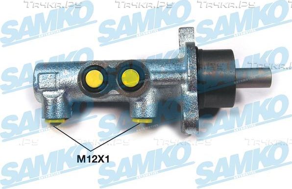 Тормозной цилиндр главный Samko (Чугун) для Opel Combo C 2001-2012. Артикул P30122