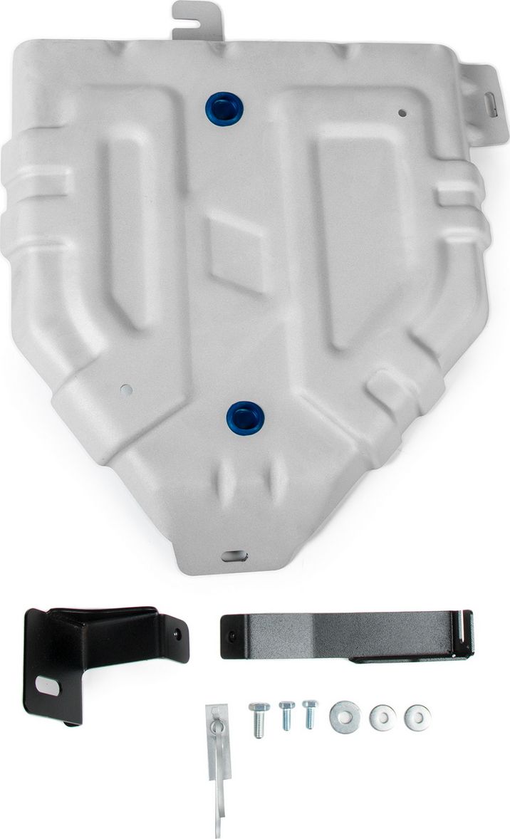 Защита алюминиевая Rival для топливного бака Kia Sportage IV 2016-2018 2018-2026. Артикул 333.2381.1