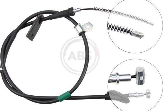 Трос ручника (тросик ручного тормоза) ABS. Артикул K18828