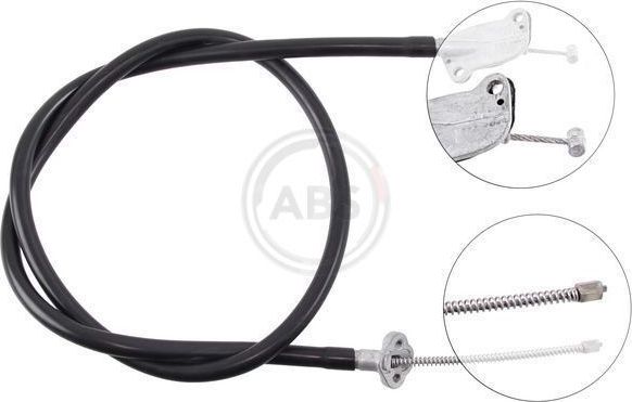Трос ручника (тросик ручного тормоза) ABS. Артикул K13488