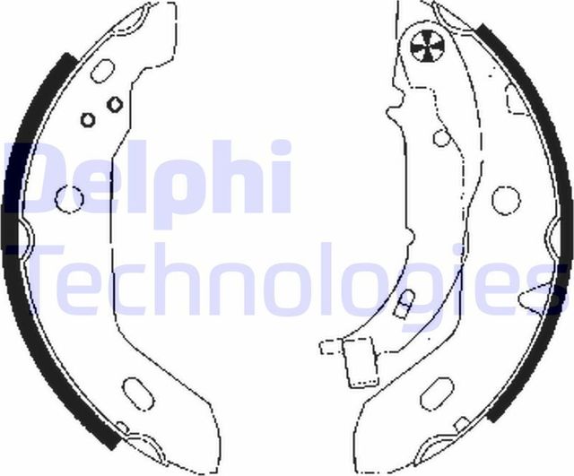Тормозные колодки Delphi. Артикул LS1841
